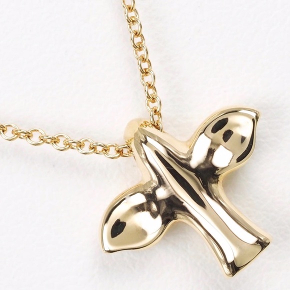 Tiffany & Co. 18k YG  Bird Cross - Picture 4 of 14